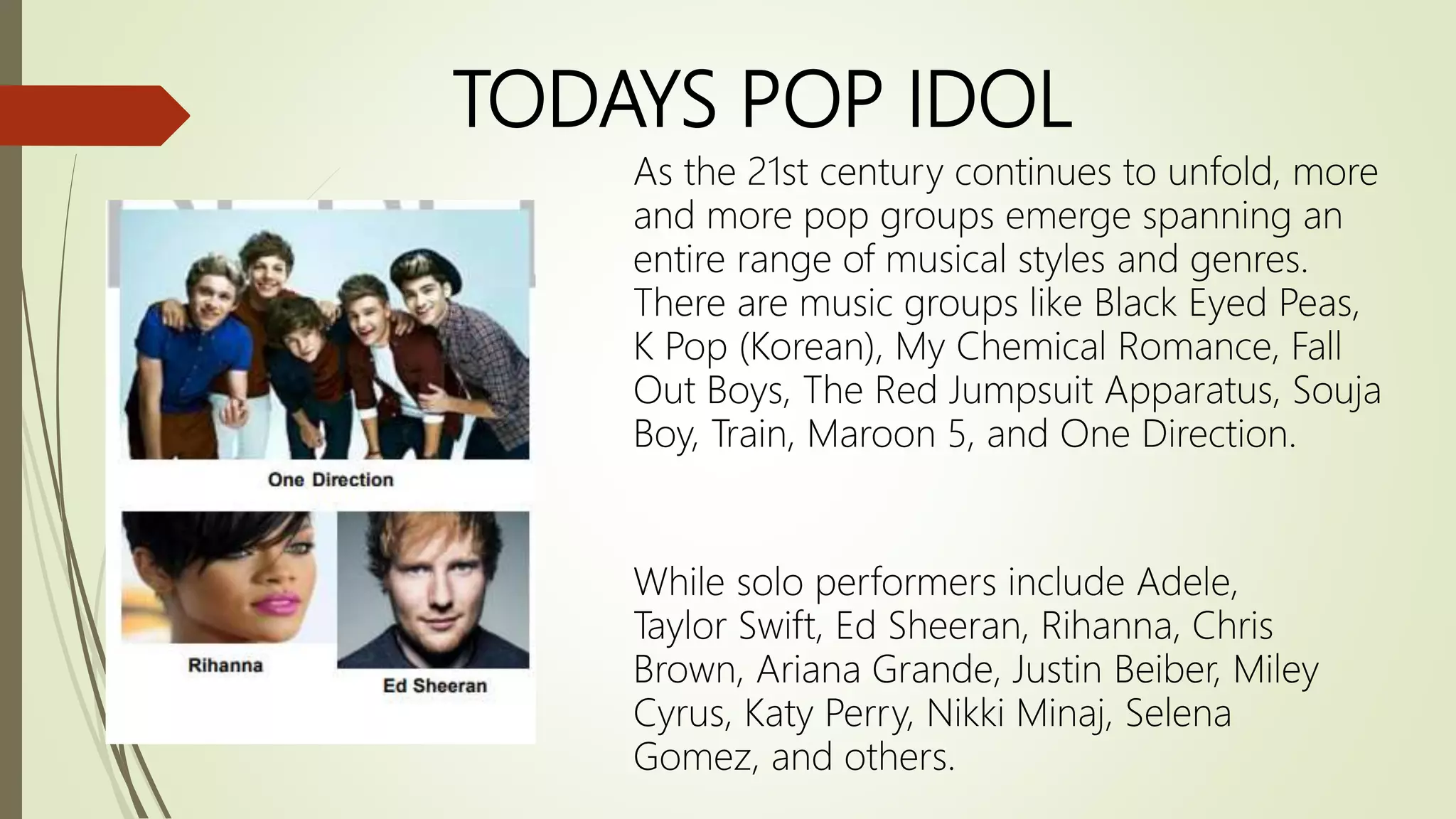 Popular music | PPTX | Blues | Music