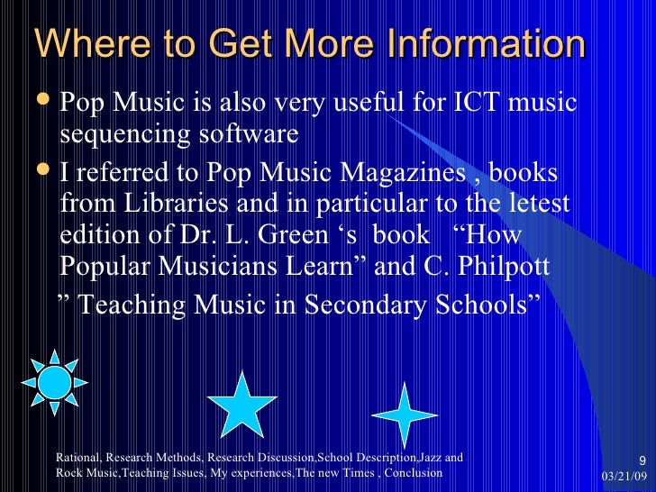 presentation about music