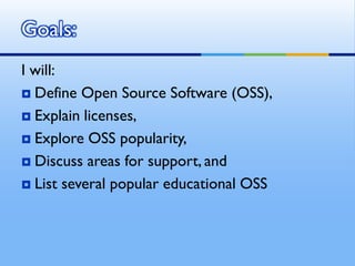 Popular Open Source Software | PPT