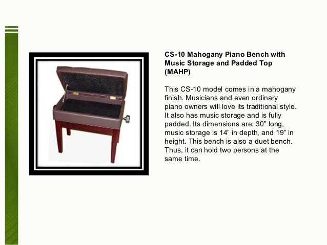 Popular Padded Piano Bench Reviews