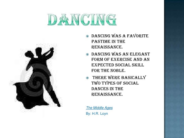 Popular Songs And Dances Of The Renaissance Period