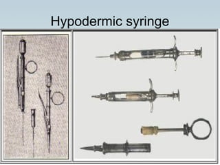 Hypodermic syringe
 
