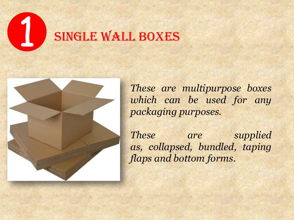 Popular types of cardboard boxes