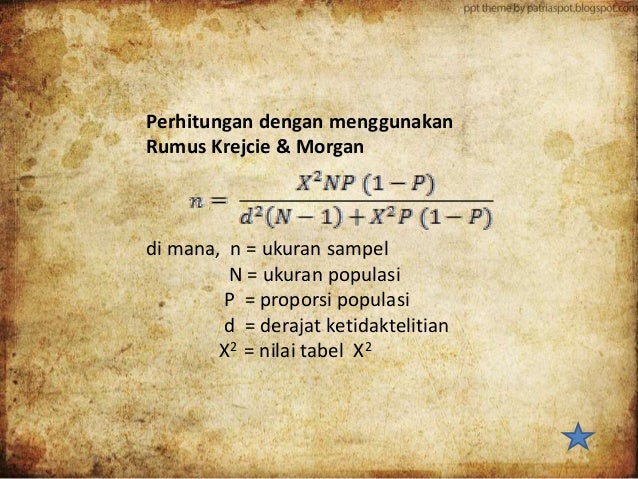 Populasi Dan Sampel Populasi Dan Sampel