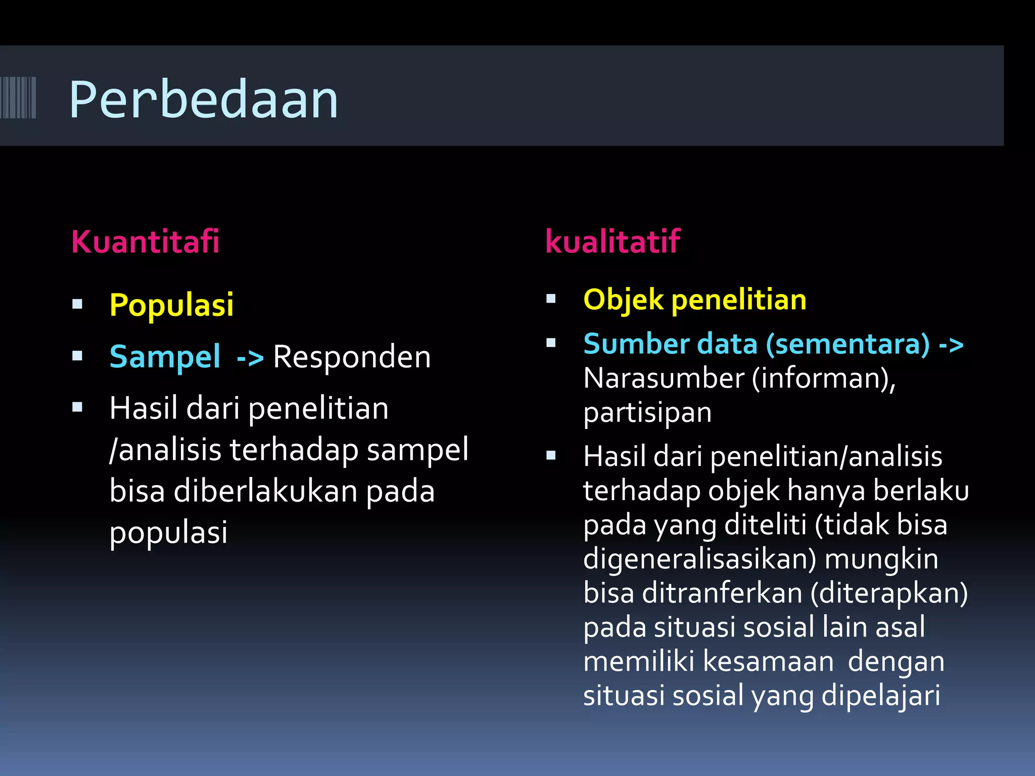 Populasi dan sampel dalam penelitian kualitatif.ppt