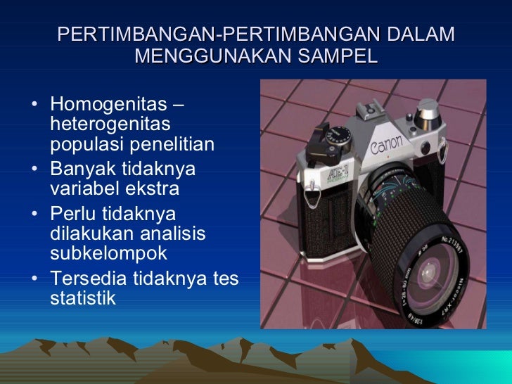 Contoh Soal Statistik Populasi Dan Sampel