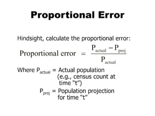 Proportional Error
 