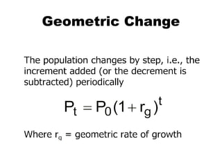Geometric Change
 