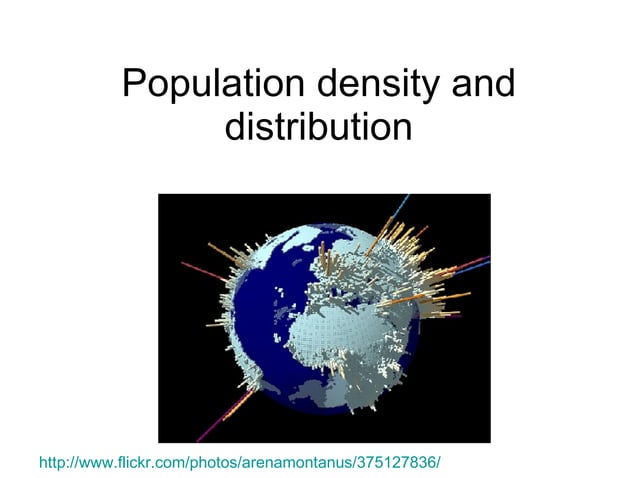 Population density and distribution | PPT