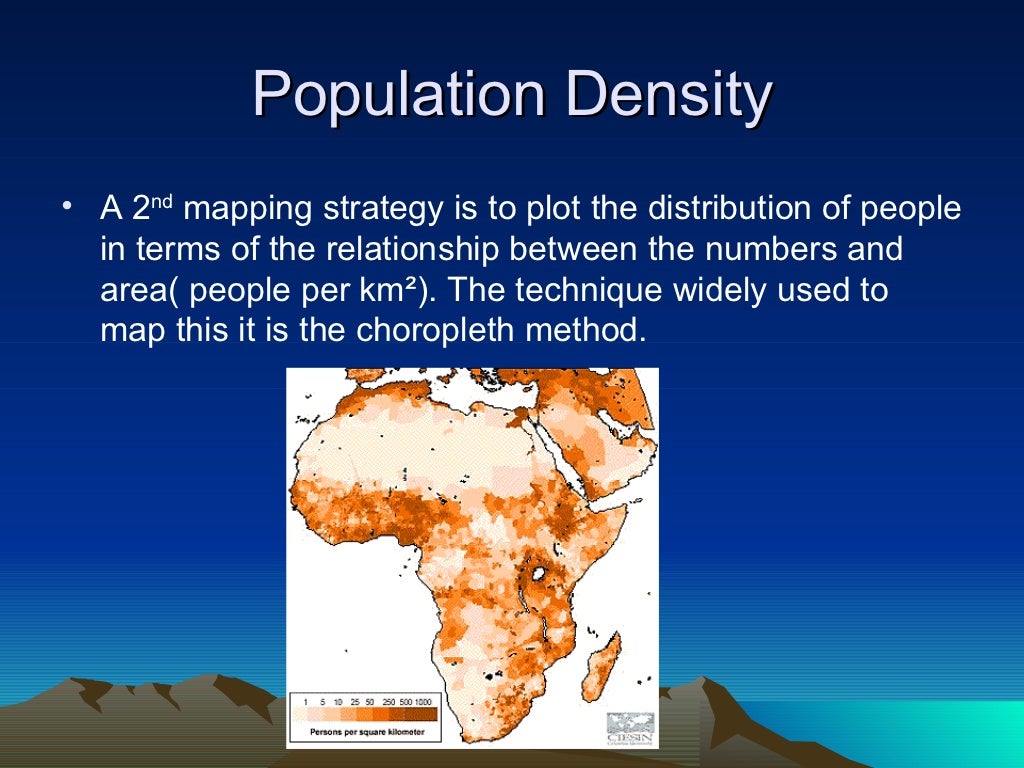 Population Distribution & Density