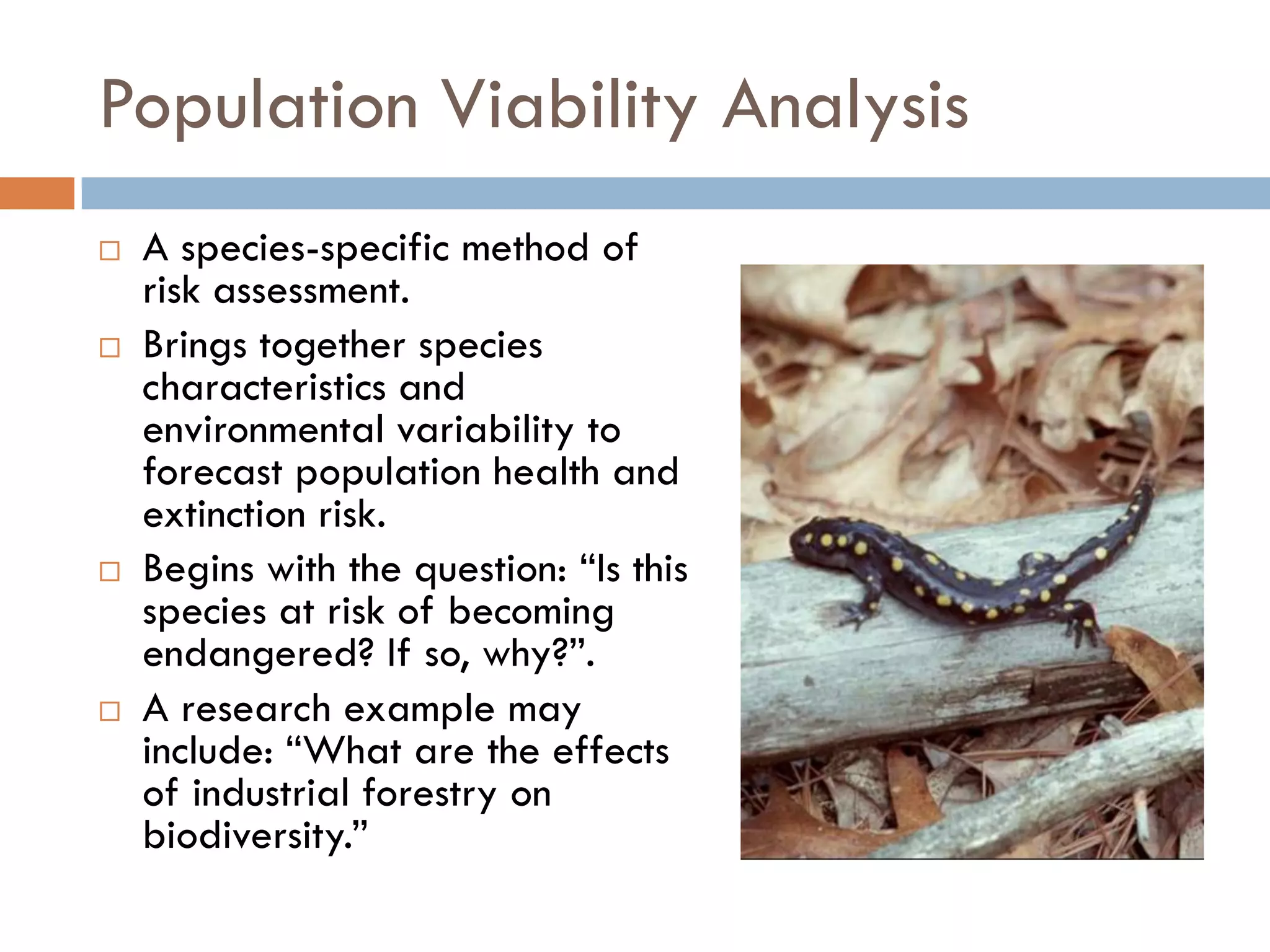 Population Ecology