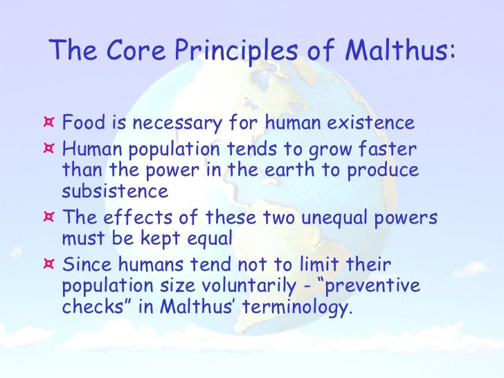 Thomas malthus essay on population