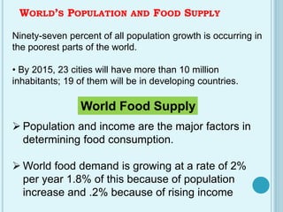 Population and food supply | PPTX