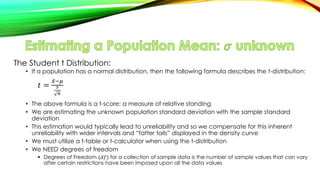 Population and sample mean | PDF