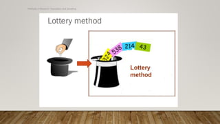 Methods of Research- Population and Sampling
 