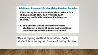 Methods of Research- Population and Sampling
 