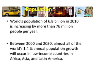 Population and urbanization | PPTX