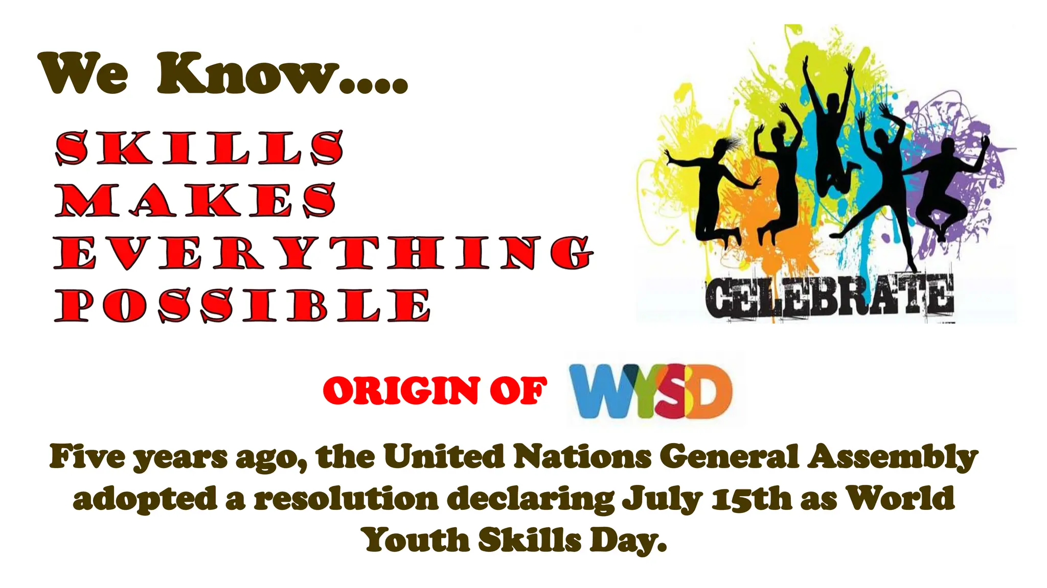 WORLD POPULATION AND YOUTH DAY 2024..... | PPT