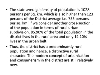 Population dynamics and land use change in dakshin dinajpur district a ...