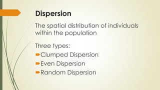 Population Ecology Notes | PPTX