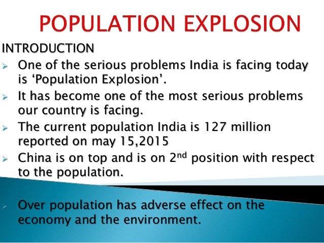 Population Explosion