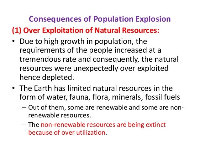 Population Explosion Causes And Its Consequences