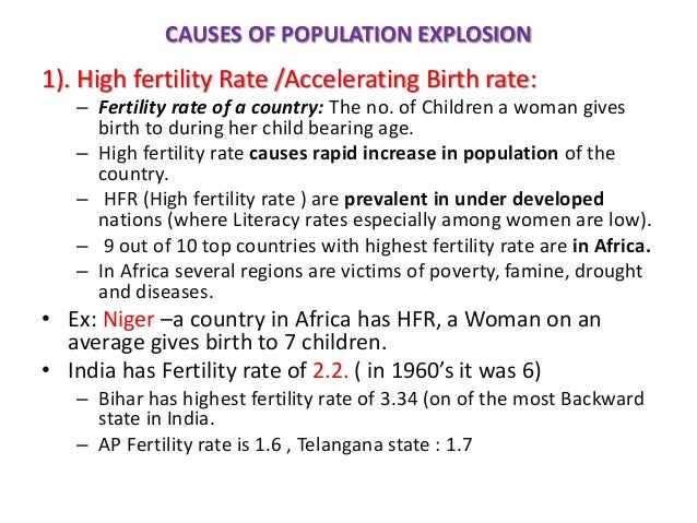 Population Explosion Causes And Its Consequences
