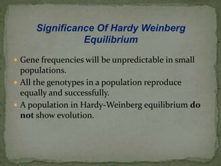 Population genetics-hardy weinberg equilibrium and non random matting | PPT