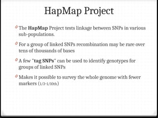 Hapmap Project.pdf population genetics and hapmap project .pptx
