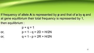 Population Genetics & Hardy - Weinberg Principle.pdf