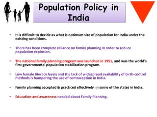 Population growth and economic development in india | PPTX