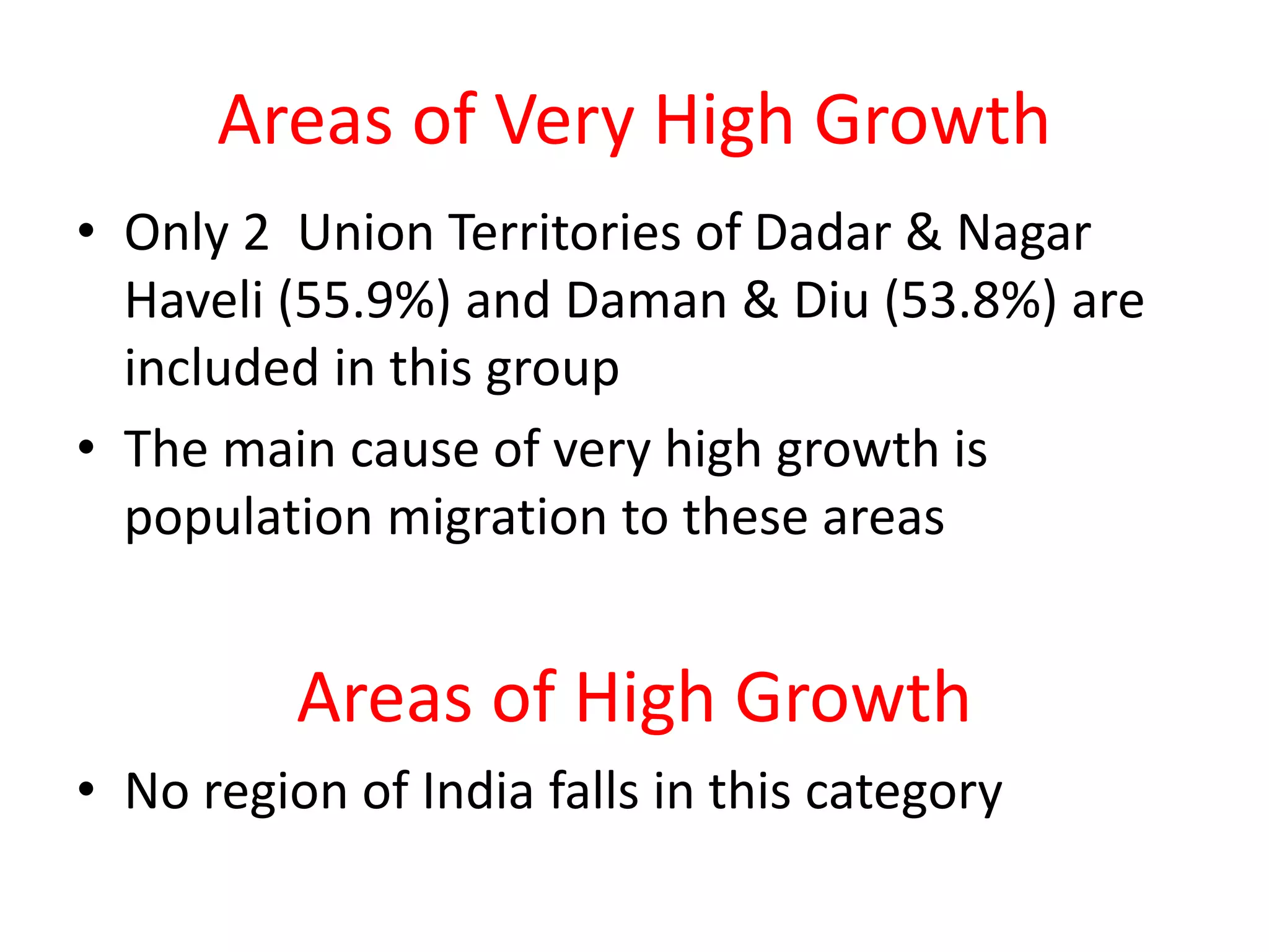 Population Growth in India : Trends & Patterns | PDF