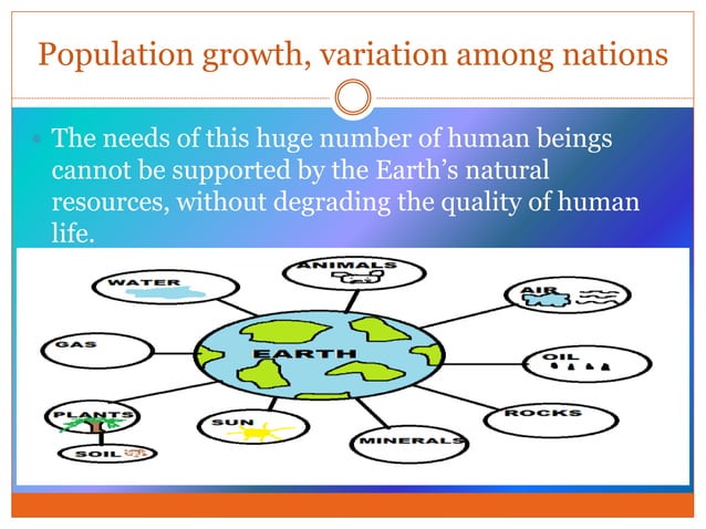 Population growth, variation among nations