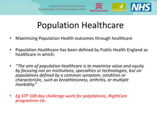 Population health management | PPTX