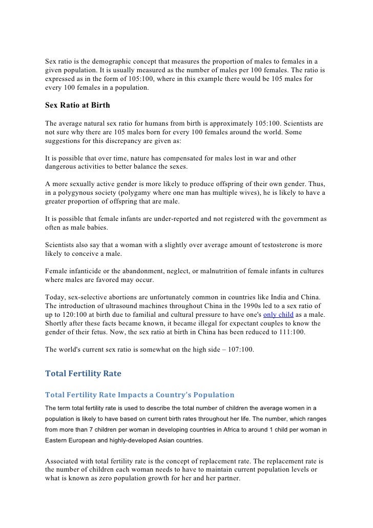 Population introduction essay image