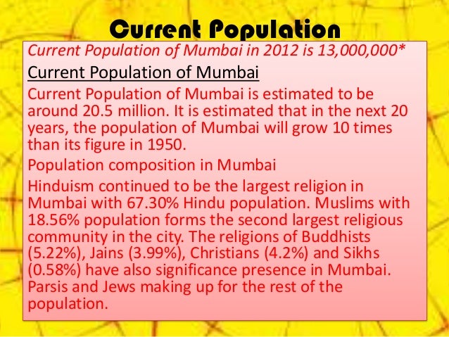 What Is Exact Population Of Mumbai? – OJHUCC