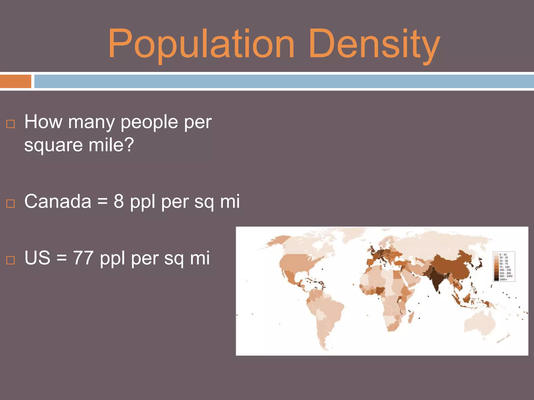Population patterns 6 1 | PPT