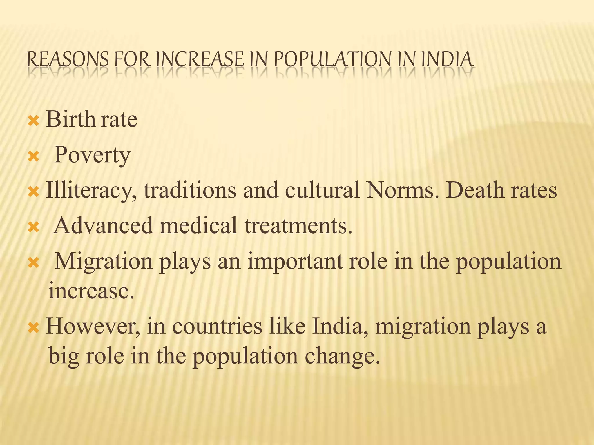 Population problem in india | PPTX