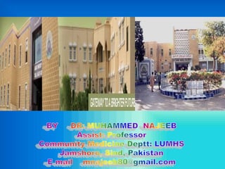 Population profile of Pakistan by dr najeeb memon | PPTX