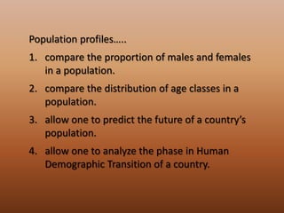 Population profiles | PPTX