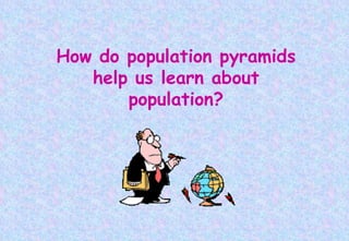 How do population pyramids help us learn about population? 