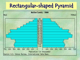 Population Graph Rectangle Population pyramids | PPSX