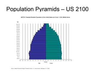 Population Pyramids – US 2100
 