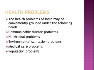 Health Problem Area Population trends and health problem | PPTX