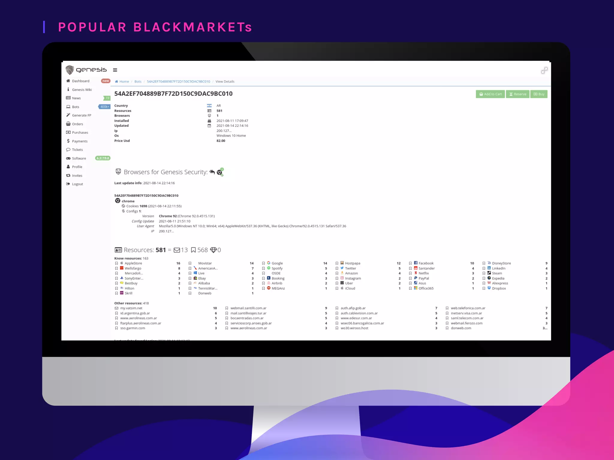 |  POPULAR BLACKMARKETs
 