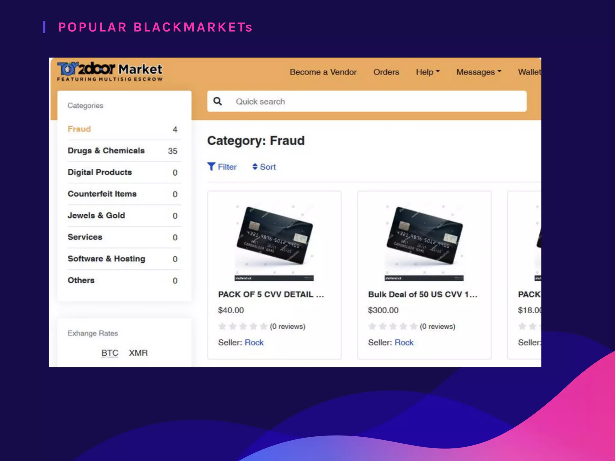 |  POPULAR BLACKMARKETs
 