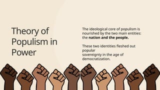 Populism then and now the report for clarity | PPTX