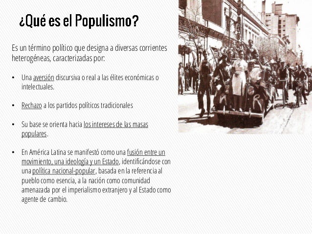 Resultado de imagen para populismo latinoamericano