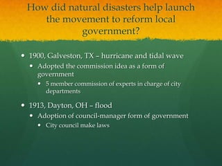 What were the four goals of progressivism?Promoting Moral ImprovementProhibition – 18th Amendment (1919)Woman’s Christian Temperance Union (WCTU)Became largest woman’s group in nations historyAnti Saloon League –“the Church in action against the Saloon”