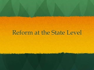 What were the four goals of progressivism?Creating Economic ReformPanic of 1893 caused some to question capitalismEugene V. Debs organized American Socialist Party in 1901MuckrakersLincoln Steffens, Ida Tarbell, Upton SinclairJournalists who wrote about corruption in business and public life